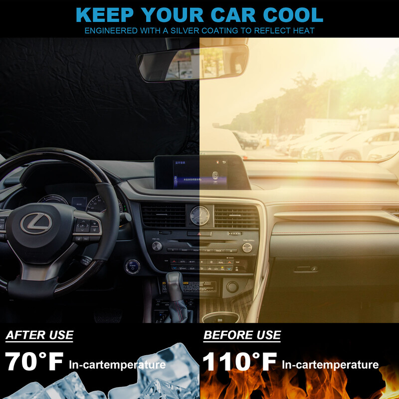 Za 2016-2024 Lexus RX350 RX350L RX450h prednje vjetrobransko staklo, UV zaštitni poklopac