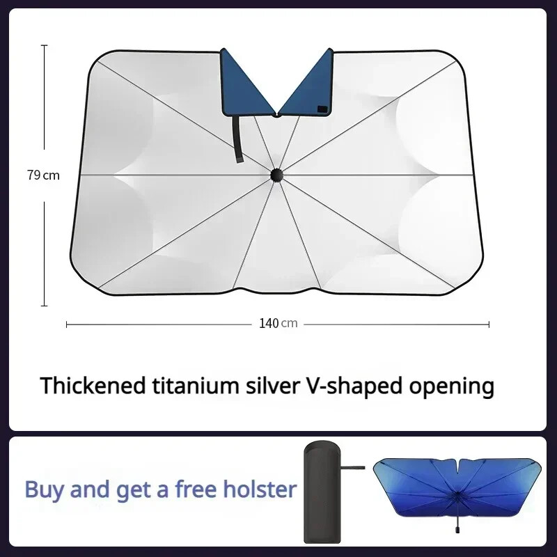 Suncobran za automobil, suncobran za prednje vjetrobransko staklo, suncobran, toplinsko izolacijski suncobran, vjetrobransko staklo, prozor za kišobran za parkiranje u unutrašnjosti automobila
