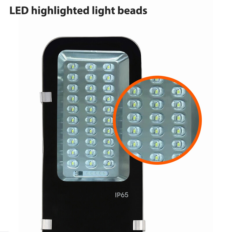 Itin ryškus padalintas saulės gatvių šviestuvas Vandeniui atsparus LED saulės gatvių apšvietimas kiemo gatvių šviestuvai Apsaugos potvynių apšvietimo sieninė lempa