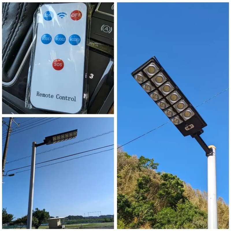 250W solarna svjetla za vanjska vodootporna 8000LM LED reflektora senzor pokreta s daljinskim upravljačem 3 načina rada ulična svjetiljka za dvorišnu vrtnu stazu