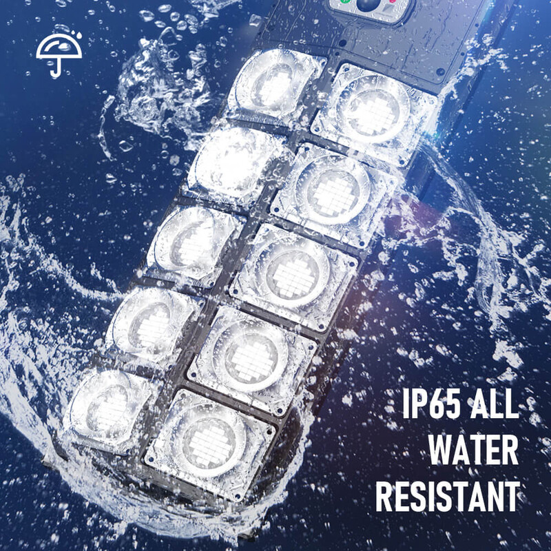 504 LED super svijetla vanjska solarna svjetiljka vodootporna ultra široka rasvjeta ulična svjetiljka s ljudskim indukcijskim senzorom pokreta zidna svjetla