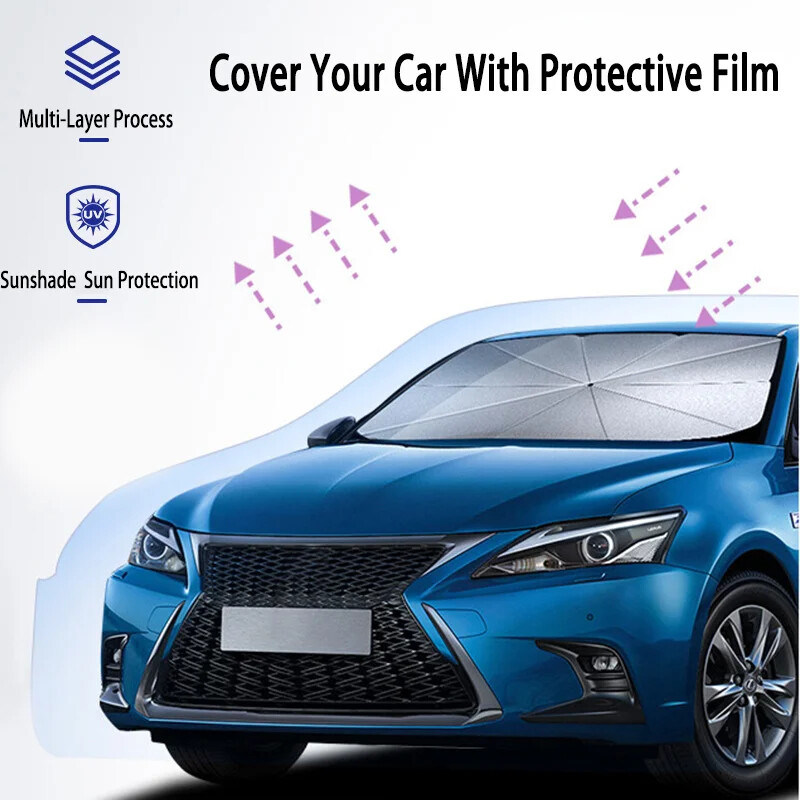 Suncobran za prednje vjetrobransko staklo automobila Jednostavna instalacija, jednostavno spremanje za Infiniti Q50L QX50 QX60 Q60 Q60S QX70 Q30 Q80