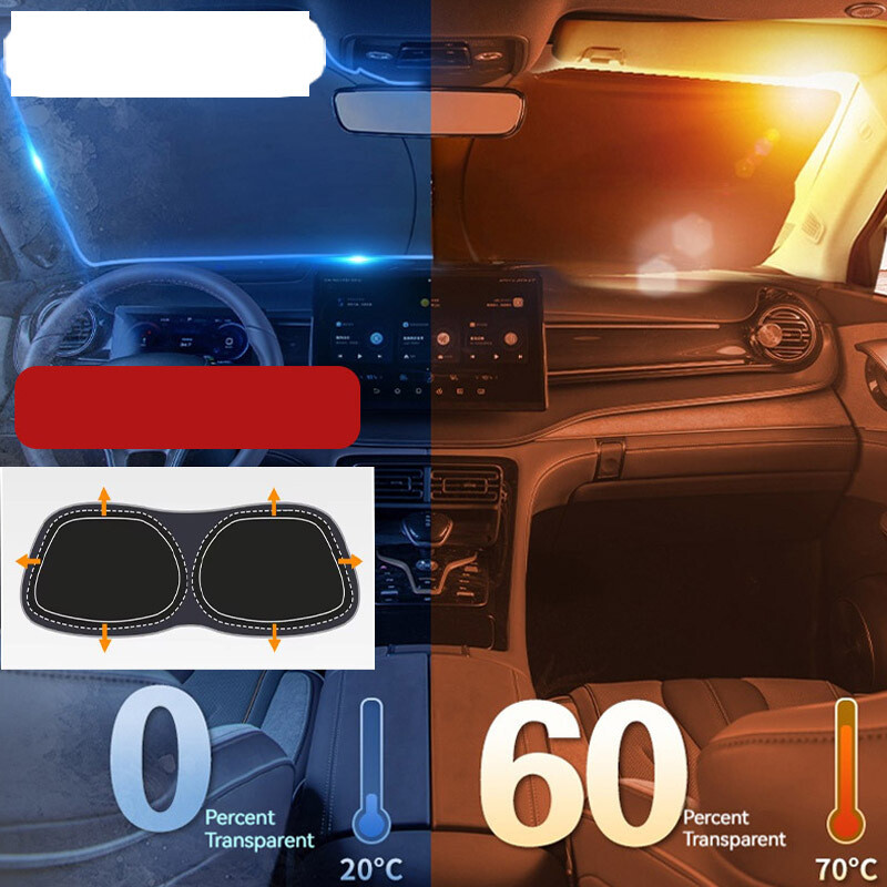 Nano-izolacija vjetrobranskog stakla automobila, prednjeg prozora, UV zaštitna sjenila za sunce za Jeep Cherokee KL 2014-2023