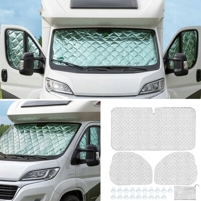 Sunshade Three Piece Σουίτα Αυτοκινήτου Εσωτερικό Αντηλιακό Μεμβράνη αλουμινίου πολλαπλών στρώσεων με βαμβακερή αδιάβροχη και αντηλιακή προστασία