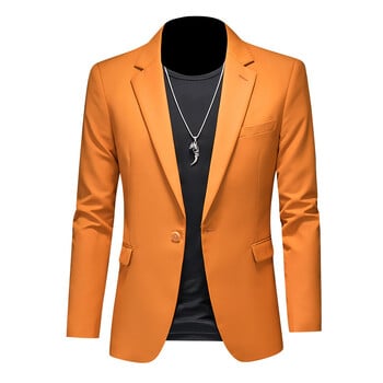 Νέο ανδρικό casual κοστούμι Μεγάλο μέγεθος Slim Suit Jacket Ανδρικό νυφικό Επαγγελματικό κοστούμι μονό τζάκετ