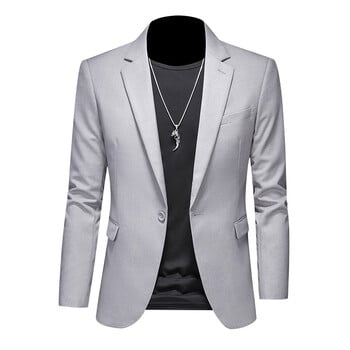 Νέο ανδρικό casual κοστούμι Μεγάλο μέγεθος Slim Suit Jacket Ανδρικό νυφικό Επαγγελματικό κοστούμι μονό τζάκετ