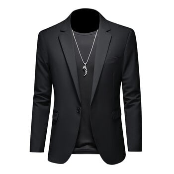 Νέο ανδρικό casual κοστούμι Μεγάλο μέγεθος Slim Suit Jacket Ανδρικό νυφικό Επαγγελματικό κοστούμι μονό τζάκετ