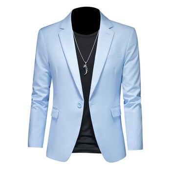 Νέο ανδρικό casual κοστούμι Μεγάλο μέγεθος Slim Suit Jacket Ανδρικό νυφικό Επαγγελματικό κοστούμι μονό τζάκετ