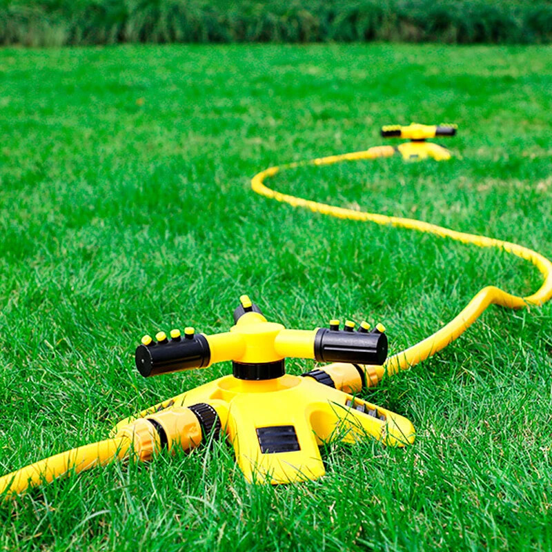 1 kom, automatska rotirajuća prskalica za 360 stupnjeva, navodnjavanje rasadnika, rotirajuća prskalica s tri vilice serije prskalica za zalijevanje, suha