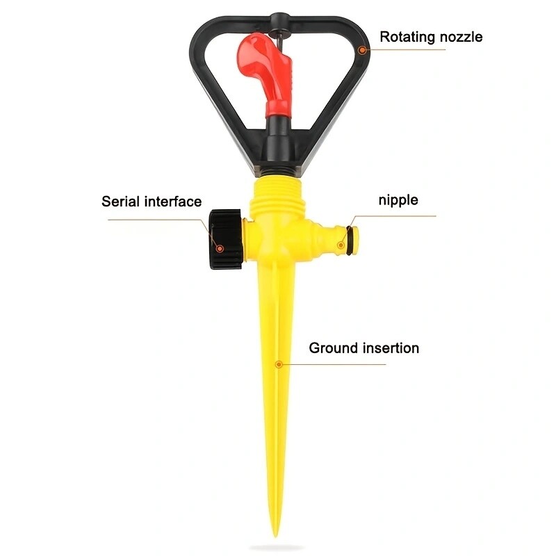 Vrtna prskalica Rotacija od 360° Navodnjavanje Sustav za zalijevanje Automatski poljoprivredni travnjak Farma Staklenik Prskalica za zalijevanje biljaka