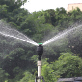1Pc Sprinkler Head Garden Lawn Rotating Sprinkler Scattering Nozzle 360 Degree Αυτόματοι περιστρεφόμενοι ψεκαστήρες άρδευσης
