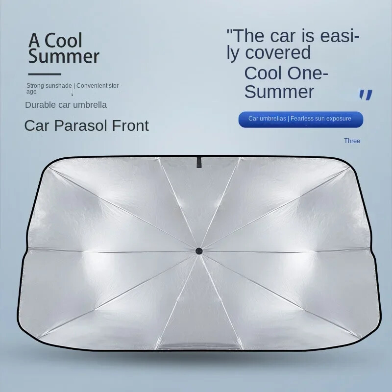 Automobilio skėtis nuo saulės priekinis priekinis stiklas šilumos izoliacija skėtis Apsauga nuo saulės Automobilinė apsauga nuo saulės Automobilinė apsauga nuo saulės Ištraukiamas automobilio skėtis nuo saulės