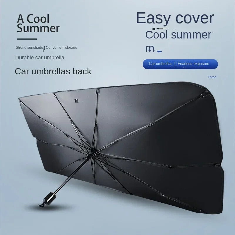 Automobilio skėtis nuo saulės priekinis priekinis stiklas šilumos izoliacija skėtis Apsauga nuo saulės Automobilinė apsauga nuo saulės Automobilinė apsauga nuo saulės Ištraukiamas automobilio skėtis nuo saulės