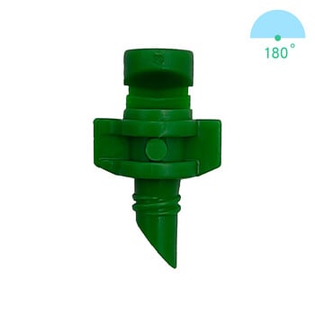 100PCS 90/180/360 Degree Simple Refraction Sprinkler Σύνδεση με σπείρωμα Πλαστικό ψεκαστήρα Ακροφύσιο ομίχλης άρδευσης κήπου