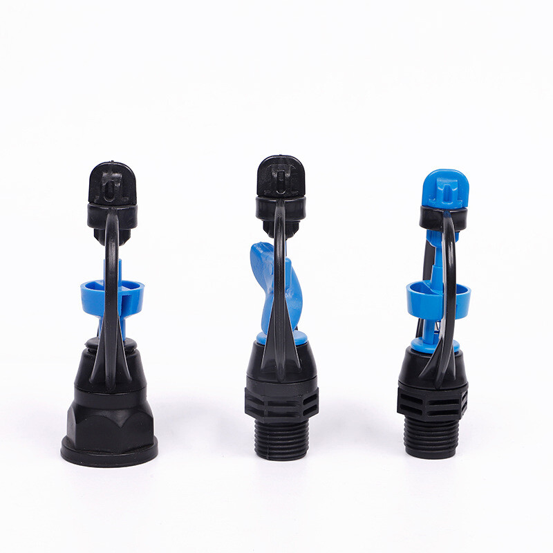 1PC 360 stupnjeva automatski rotirajući navodnjavanje za navodnjavanje vrtnog travnjaka rotirajući raspršivač 1/2" 3/4" muška mlaznica za raspršivanje