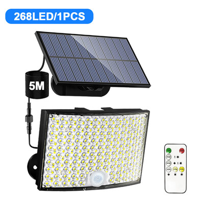 Solarna svjetla Vanjski vodootporan 106/234LED solarni senzor kretanja Reflektor 3 načina osvjetljenja Solarna sigurnosna svjetiljka Garažna ograda