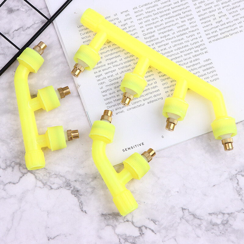 Többfunkciós mezőgazdasági porlasztó permetező fúvóka 2/3/4 fúvóka kerti gyep öntöző permetező peszticid permetező szórófejek