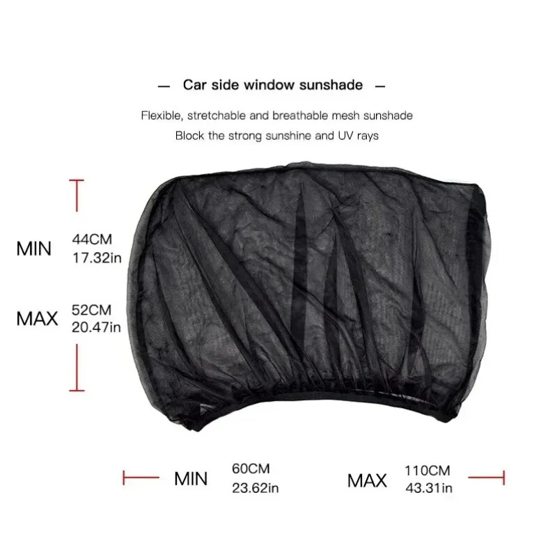 ÚJ 2db autós napernyő formázó kiegészítők Auto UV védő függöny oldalsó ablak napernyő hálós napellenző védő ablakfóliák