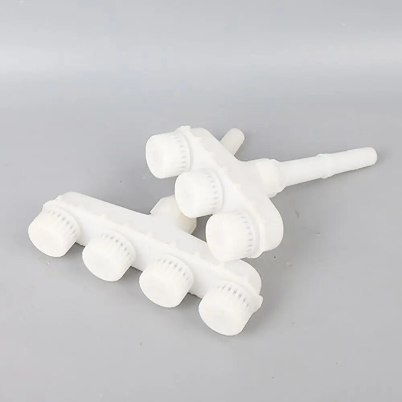 Fehér Mezőgazdaság Porlasztó fúvókák Pázsit Zöldség 3/4/5/8 utas Vízpermetező Kerti Farm Otthoni Öntözés Öntözés Permetező