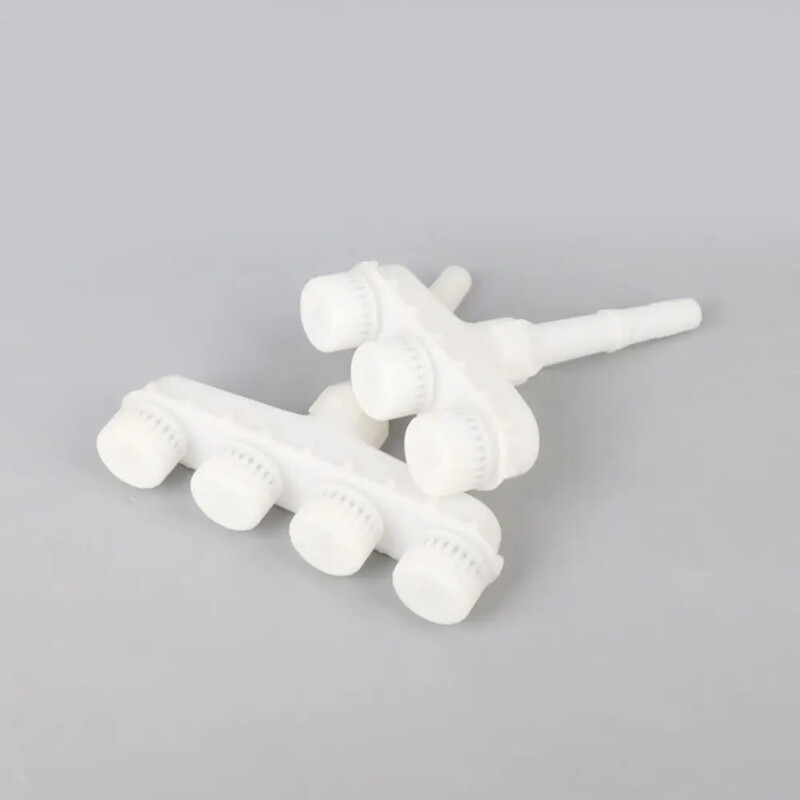 Fehér Mezőgazdaság Porlasztó fúvókák Pázsit Zöldség 3/4/5/8 utas Vízpermetező Kerti Farm Otthoni Öntözés Öntözés Permetező