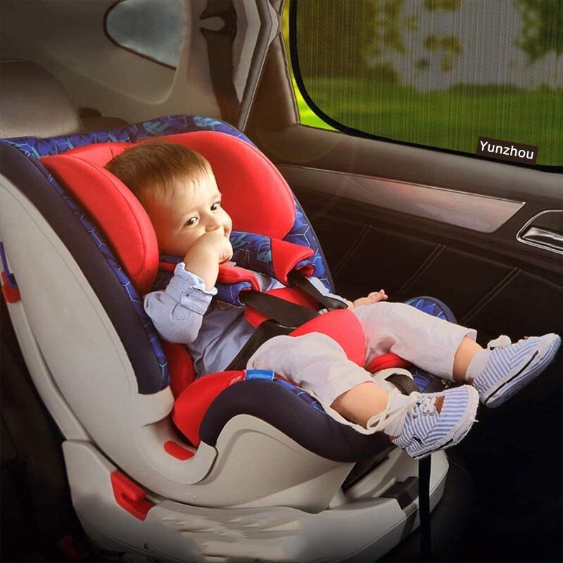 2 KOM Magnetska sjenila za automobil, UV zaštita, zavjesa za automobil, sjenilo za prozore automobila za bebe, Mrežasta folija za zaštitu od sunca, bočni prozor