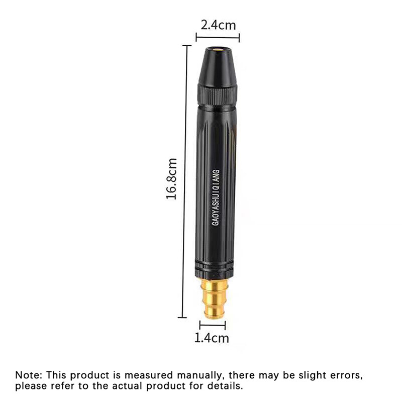 Többfunkciós nagynyomású kerti szórópisztoly, állítható kézi tömlőfúvóka öntöző Kertészeti szerszám Vízöntöző cső