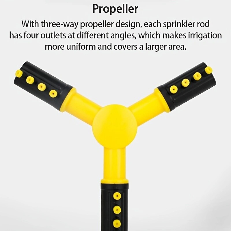 Frissítés automatikus fűlocsoló 360 fokban forgatható pázsit öntözőrendszer 2 üzemmódú vízlocsoló 4 fúvókás kerti kellékek
