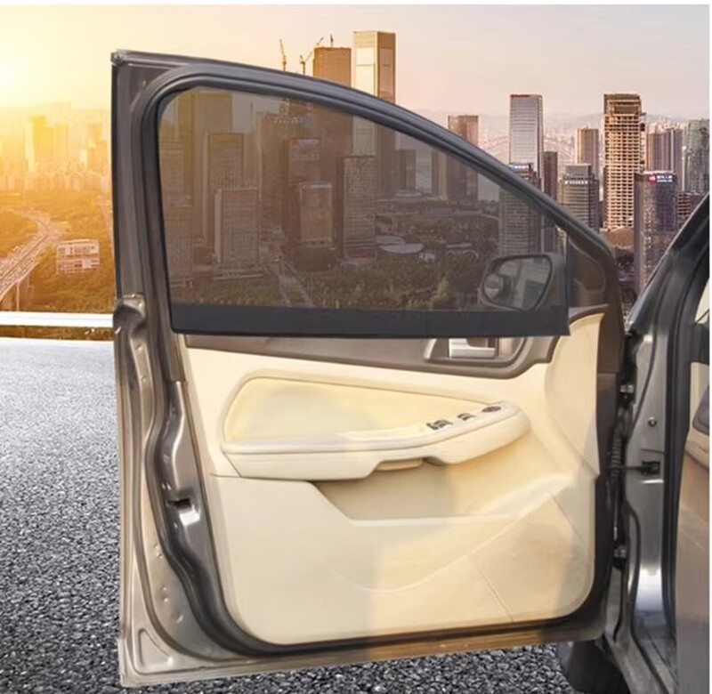 Mágneses autós napellenző UV védelem autófüggöny autóablak napernyő oldalablak nyári védőfólia hálós napellenző