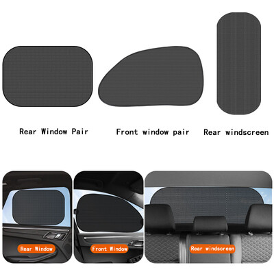 5 komada navlaka za suncobran za automobil Poklopac Univerzalni bočni prozor Sklopivi vizir Reflektor vjetrobransko staklo Automatski prozor Zaštitnik za suncobran