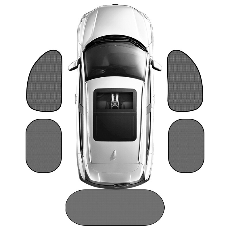 5 komada navlaka za suncobran za automobil Poklopac Univerzalni bočni prozor Sklopivi vizir Reflektor vjetrobransko staklo Automatski prozor Zaštitnik za suncobran