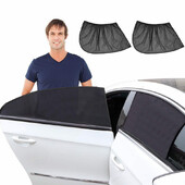Universālie automobiļu stila aksesuāri Saules sānu loga abažūrs Aizkars Aizmugurējais logs Pārsegs UV aizsardzība Saulessargs Visor Shield