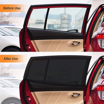 Αξεσουάρ Universal Car Styling Ασπίδα σκίασης παραθύρου Sun Side Window Κουρτίνα πίσω τζαμιού Κάλυμμα προστασίας από υπεριώδη ακτινοβολία Ασπίδα προσωπίδας σκίαστρου