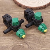 1 vnt. išorinis sriegis žemės ūkio purkštuvas, ventiliatoriaus formos purškimo reguliuojamas antgalis, skirtas žemės ūkio vamzdžiams sodo drėkinimui