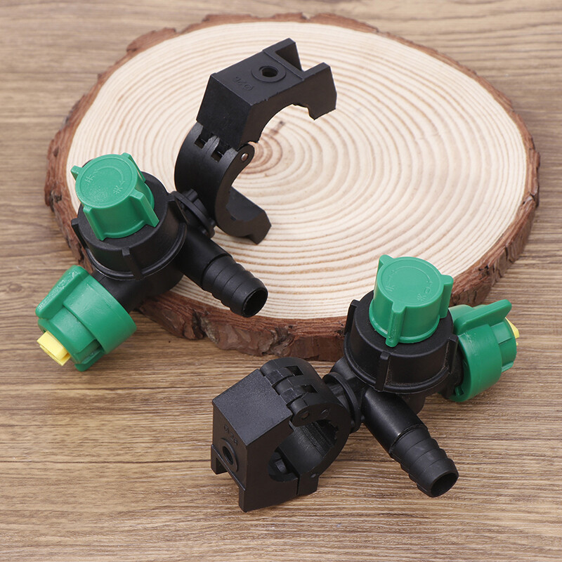 1 vnt. išorinis sriegis žemės ūkio purkštuvas, ventiliatoriaus formos purškimo reguliuojamas antgalis, skirtas žemės ūkio vamzdžiams sodo drėkinimui