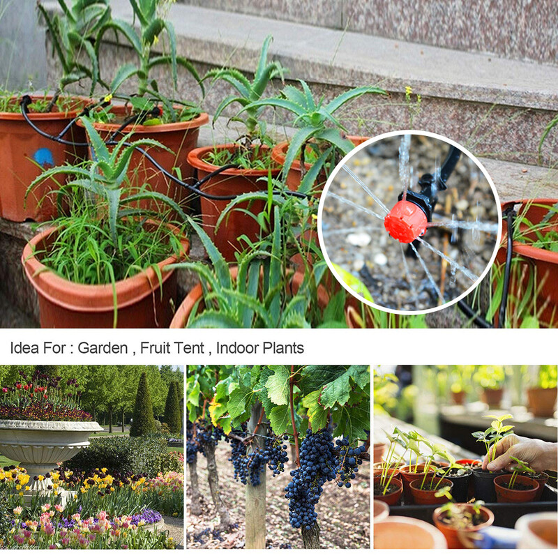 100 gab. Praktisks ūdens pilinātājs Creative podos augu laistīšanas ierīces pilināšanas galviņa Auto pilienveida apūdeņošanas laistīšanas sistēmas pilinātājs