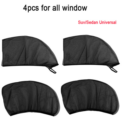 2gab/4gab Universālie automobiļu stila aksesuāri Saules sānu loga abažūrs Aizkars Aizmugurējā loga Pārsegs UV Aizsardzība Saulessargs Visor Shield