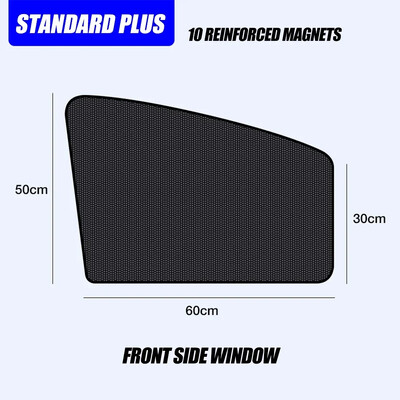 5D mrežasti suncobran Jaka magnetska automatska toplinska izolacija Magnetska adsorpcijska vrsta zaštite od sunca Zavjesa za zatamnjivanje bočnog prozora automobila