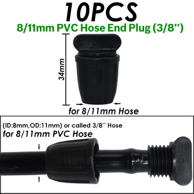 KESLA dārza pilienveida apūdeņošanas savienotājs 8/11 mm līdz 4/7 mm šļūtene 3/8 collu līdz 1/4 collu laistīšanas caurules bloķēšanas t-veida elkoņa gala spraudņi cauruļu adapteris