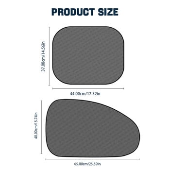 SEAMETAL Universal καλύμματα σκίαστρου αυτοκινήτου Πτυσσόμενη αντηλιακή αλεξήλιο Auto παρμπρίζ Πλαϊνό παράθυρο αντηλιακό κάλυμμα σκιάς UV Protector