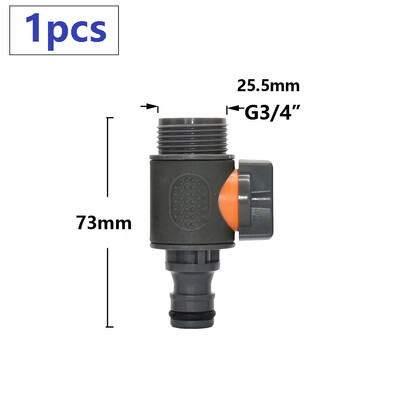 Vrtno crijevo Brza spojnica 1/2 3/4 1 inča Cijevna spojnica Zaustavljanje priključka za vodu Popravak spoja Sustav za navodnjavanje kapanjem 32/20/16 mm crijevo