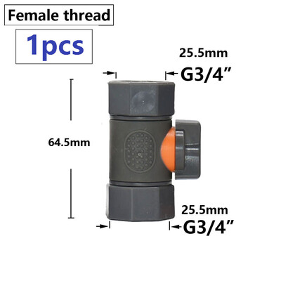 Vrtno crijevo Brza spojnica 1/2 3/4 1 inča Cijevna spojnica Zaustavljanje priključka za vodu Popravak spoja Sustav za navodnjavanje kapanjem 32/20/16 mm crijevo