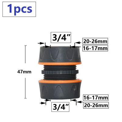Vrtno crijevo Brza spojnica 1/2 3/4 1 inča Cijevna spojnica Zaustavljanje priključka za vodu Popravak spoja Sustav za navodnjavanje kapanjem 32/20/16 mm crijevo