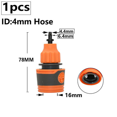 Vrtno crijevo Brza spojnica 1/2 3/4 1 inča Cijevna spojnica Zaustavljanje priključka za vodu Popravak spoja Sustav za navodnjavanje kapanjem 32/20/16 mm crijevo