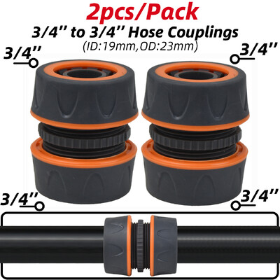 KESLA 2 kom 1/2" 3/4" Adapter za vrtno crijevo 16 mm Brzi priključak Zaustavni utikač Spojnica Spojnica Vodena cijev za navodnjavanje Produžetak za popravak