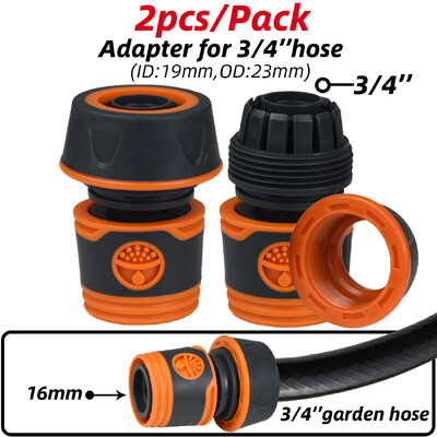 KESLA 2 kom 1/2" 3/4" Adapter za vrtno crijevo 16 mm Brzi priključak Zaustavni utikač Spojnica Spojnica Vodena cijev za navodnjavanje Produžetak za popravak