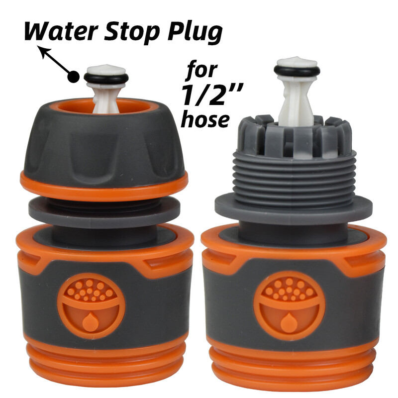 KESLA 2 kom 1/2" 3/4" Adapter za vrtno crijevo 16 mm Brzi priključak Zaustavni utikač Spojnica Spojnica Vodena cijev za navodnjavanje Produžetak za popravak