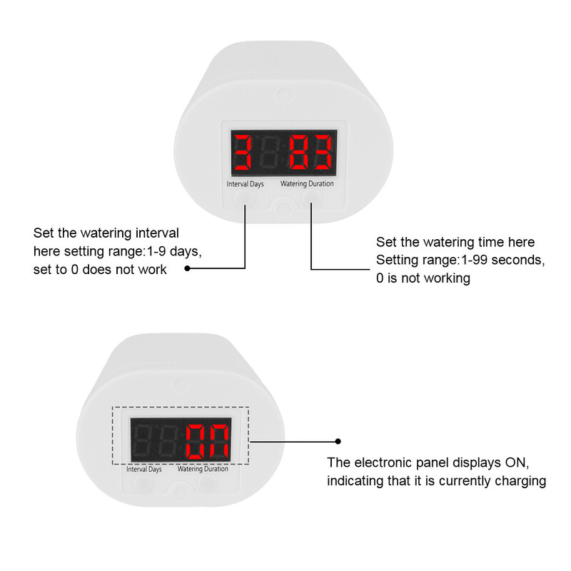 Divkāršā sūkņa pilienveida apūdeņošanas sistēmas rūpnīcas viedā automātiskā laistīšanas ierīces taimeris Dārza pilienveida apūdeņošanas ierīces kontrolieris
