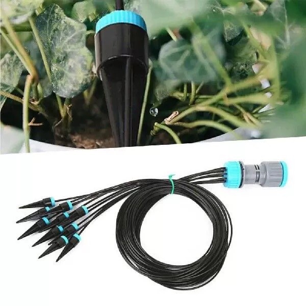 Dārza automātiskais laistīšanas komplekts 10 gab. Arrow Dripper Dārza siltumnīcas puķu podu laistīšanas ierīce Ūdens taupīšanas smidzinātāji