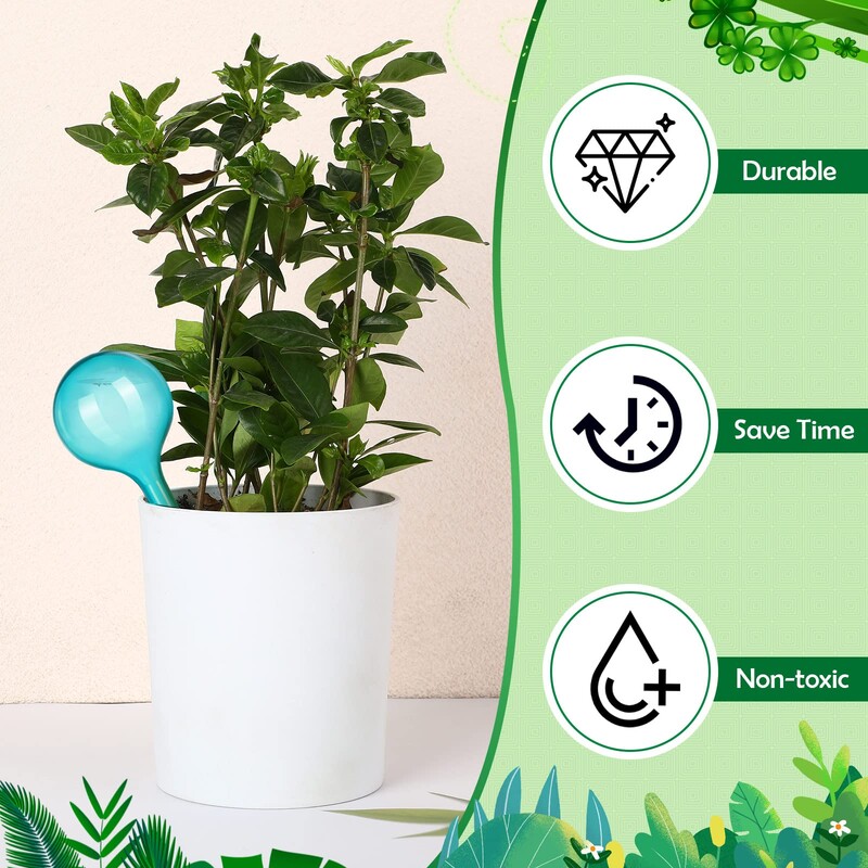 Augalų vandens tiektuvas Automatiniai plastikiniai rutuliai Sodo vandens prietaisai Augalai Laistymo svogūnėliai Savaime laistomi lašelinio drėkinimo įrenginiai