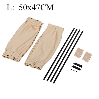 2 kom 50 cm sjenila za automobil bočne zavjese za prozore Auto sklopivi dodaci za zaštitu od UV zračenja Dodaci za automobile od čiste crne tkanine